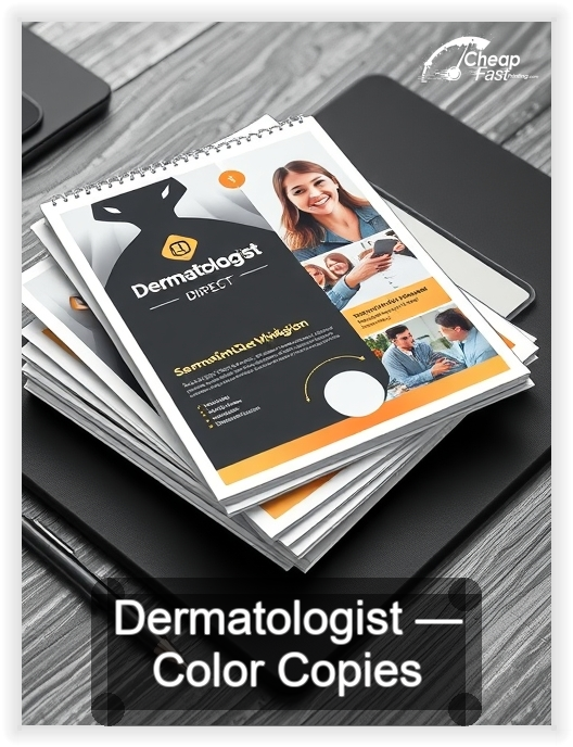 Dermatologist business card design sample