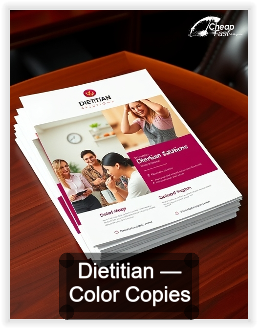 Dietitian business card design sample