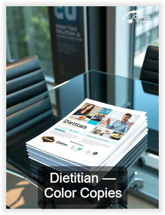 Dietitian business card design sample