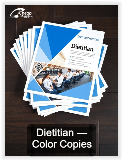 Dietitian business card design sample