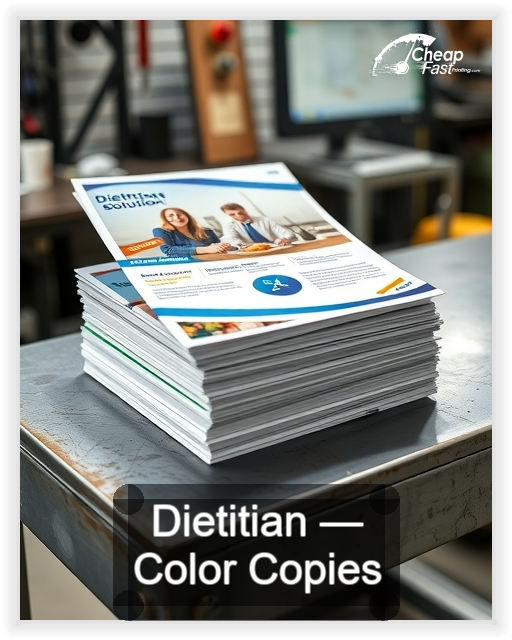 Dietitian business card design sample