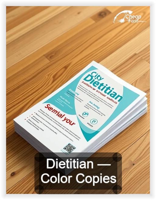 Dietitian business card design sample