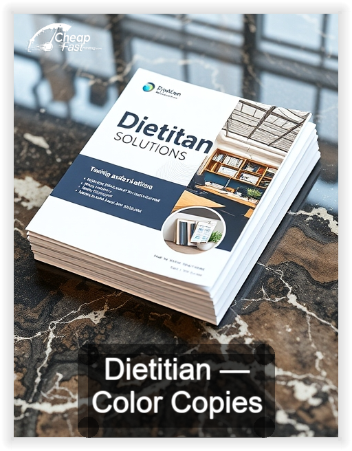 Dietitian business card design sample