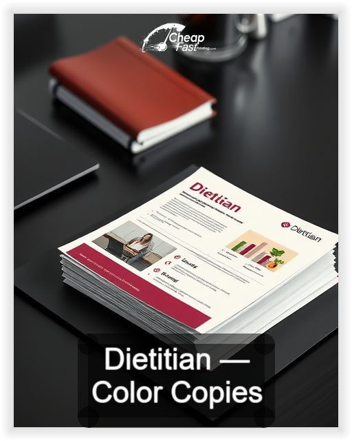 Dietitian business card design sample