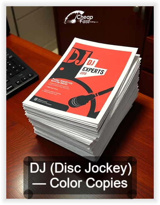 Dj Disc Jockey business card design sample