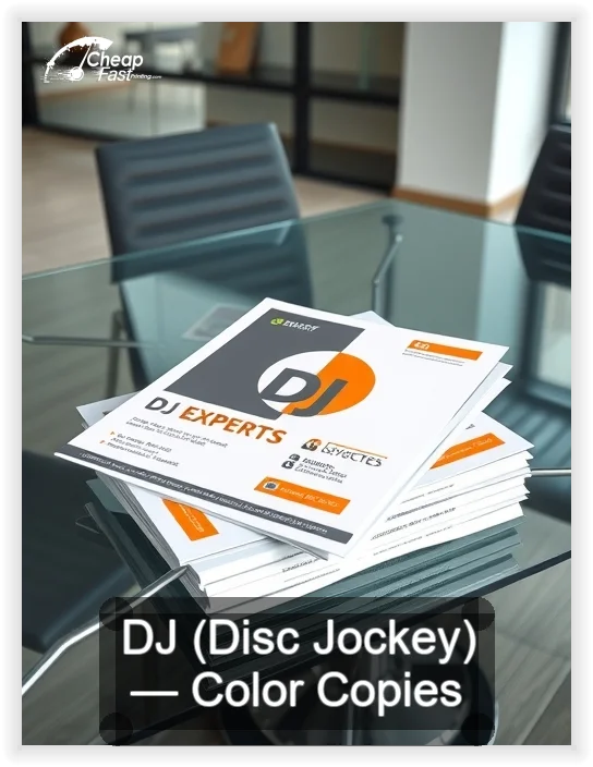 Dj Disc Jockey business card design sample