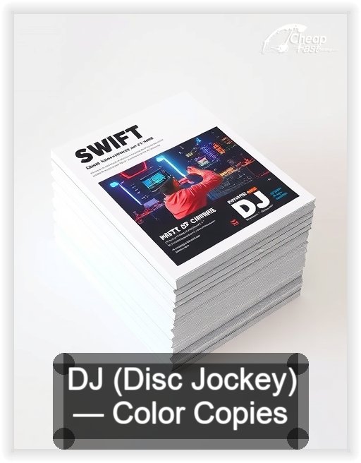 Dj Disc Jockey business card design sample