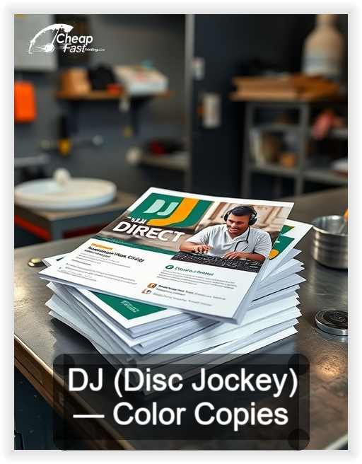 Dj Disc Jockey business card design sample