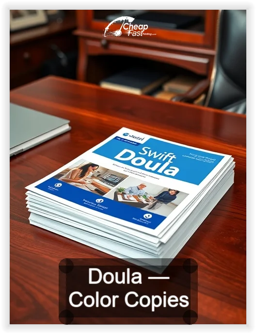 Doula business card design sample