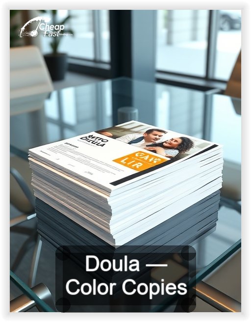 Doula business card design sample