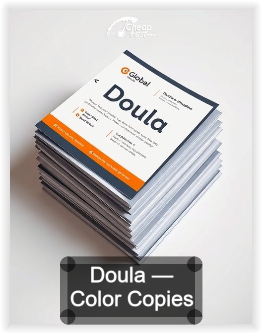 Doula business card design sample