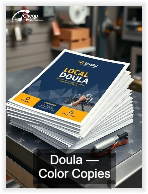 Doula business card design sample