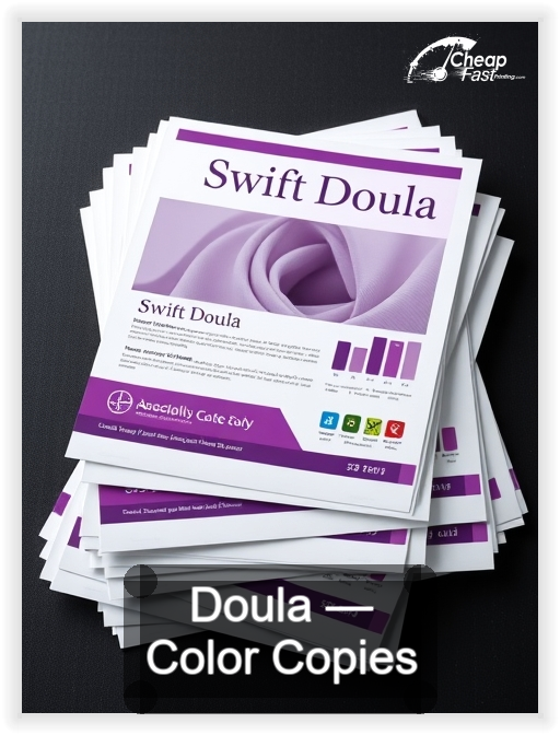 Doula business card design sample