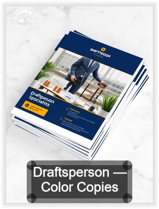 Draftsperson business card design sample
