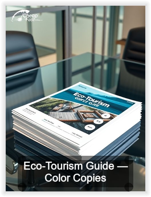 Eco Tourism Guide business card design sample