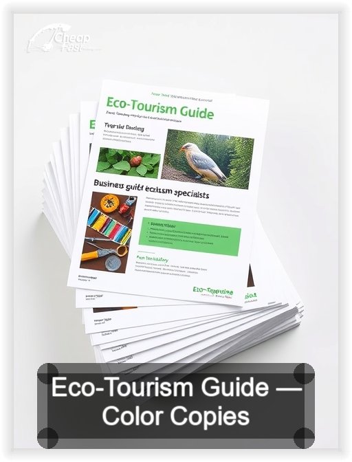 Eco Tourism Guide business card design sample
