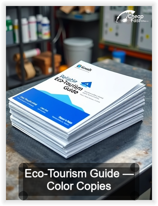 Eco Tourism Guide business card design sample