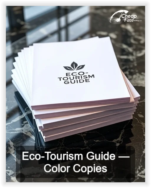 Eco Tourism Guide business card design sample