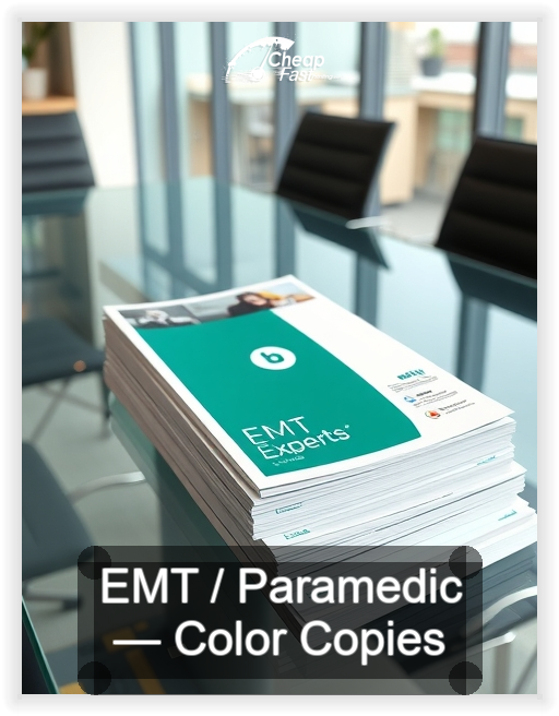 Emt Paramedic business card design sample