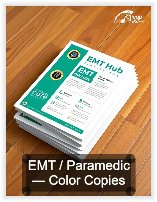 Emt Paramedic business card design sample
