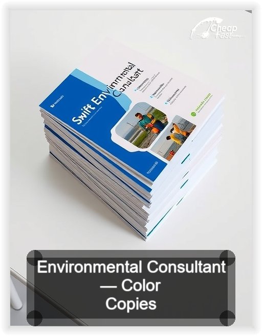 Environmental Consultant business card design sample