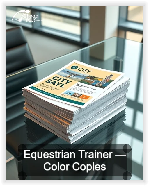 Equestrian Trainer business card design sample