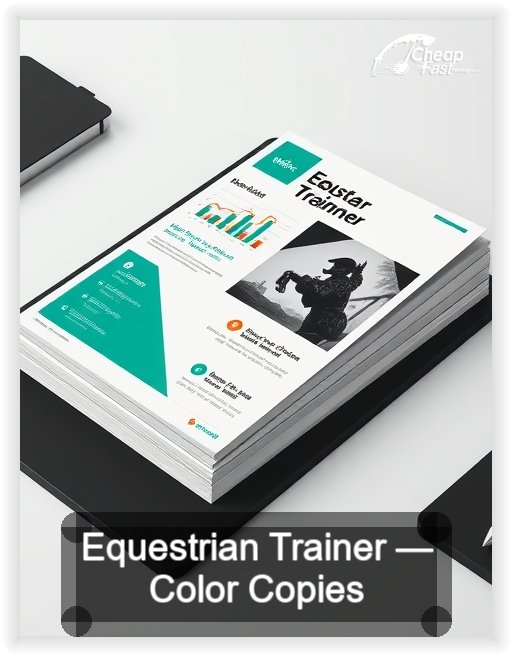 Equestrian Trainer business card design sample