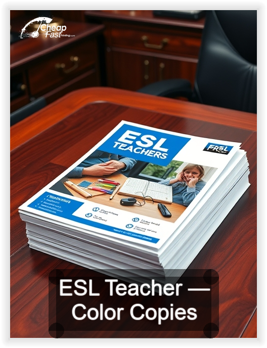 Esl Teacher business card design sample