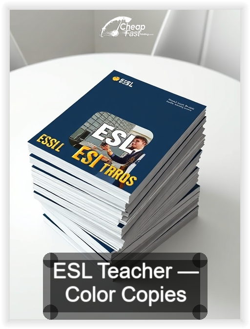 Esl Teacher business card design sample