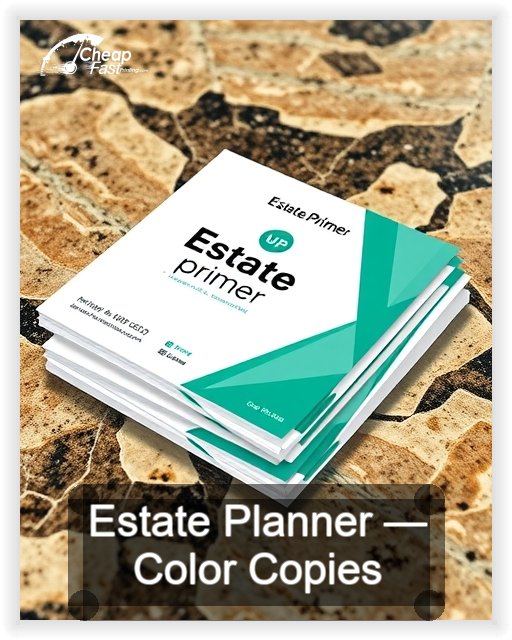 Estate Planner business card design sample