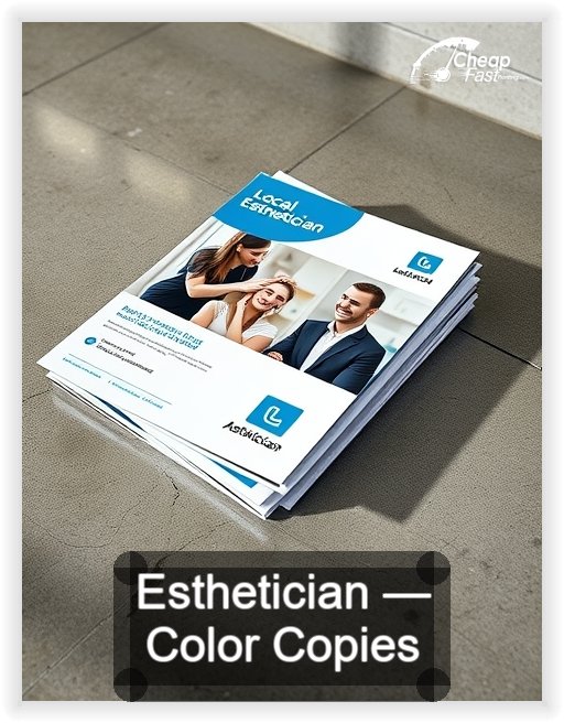 Esthetician business card design sample