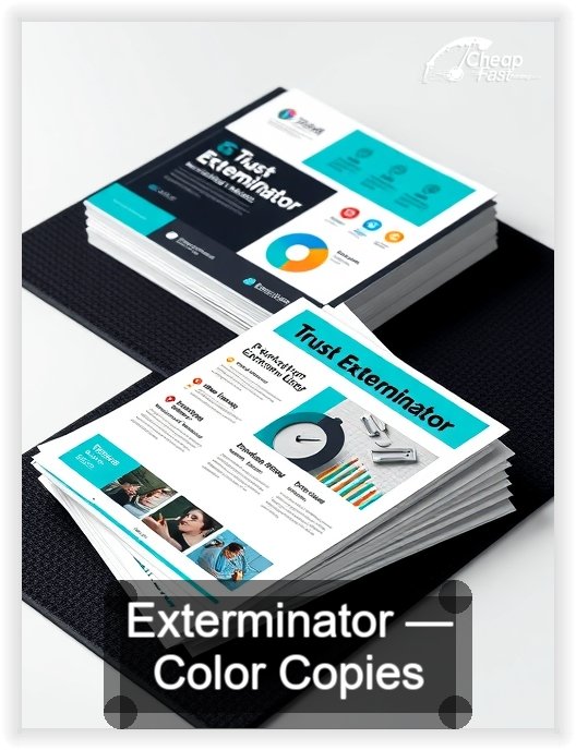 Exterminator business card design sample