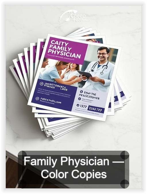 Family Physician business card design sample