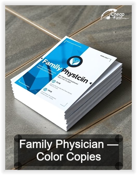 Family Physician business card design sample