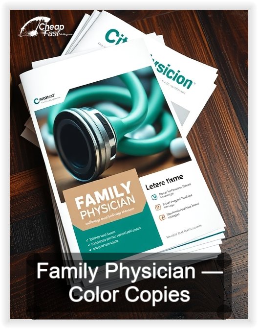 Family Physician business card design sample