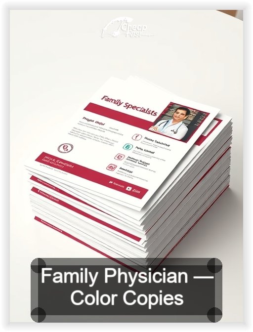 Family Physician business card design sample