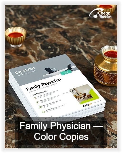 Family Physician business card design sample