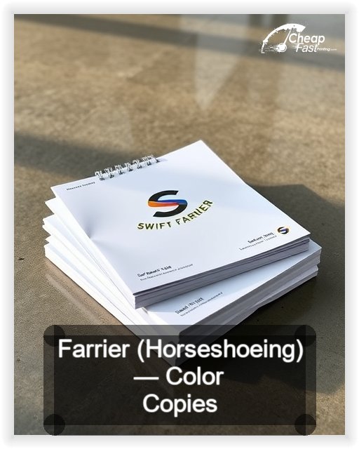 Farrier Horseshoeing business card design sample