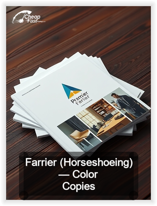 Farrier Horseshoeing business card design sample