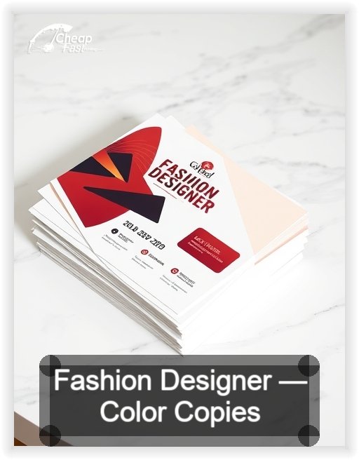 Fashion Designer business card design sample