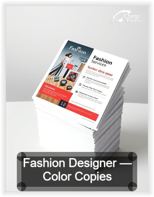 Fashion Designer business card design sample