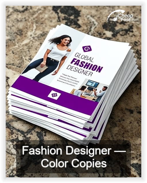 Fashion Designer business card design sample