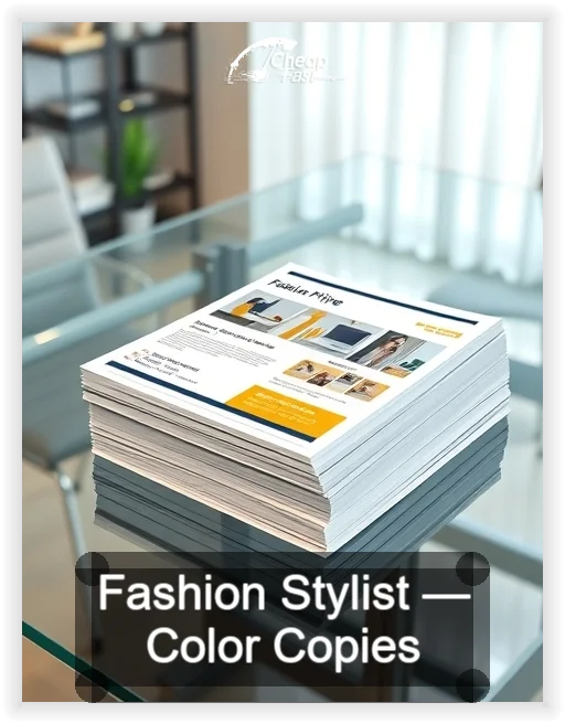 Fashion Stylist business card design sample