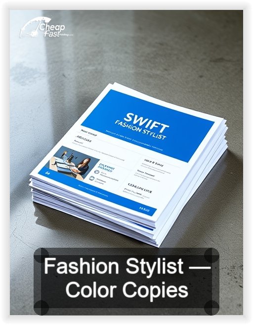 Fashion Stylist business card design sample