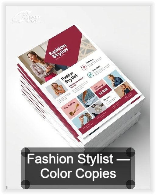 Fashion Stylist business card design sample