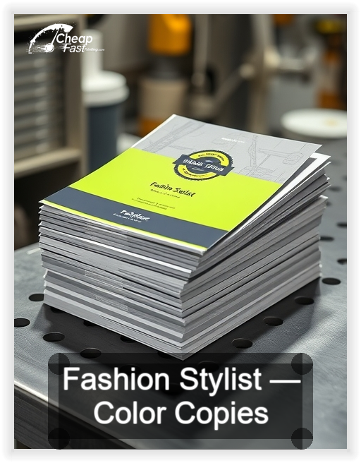 Fashion Stylist business card design sample
