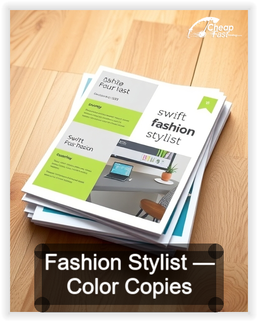 Fashion Stylist business card design sample