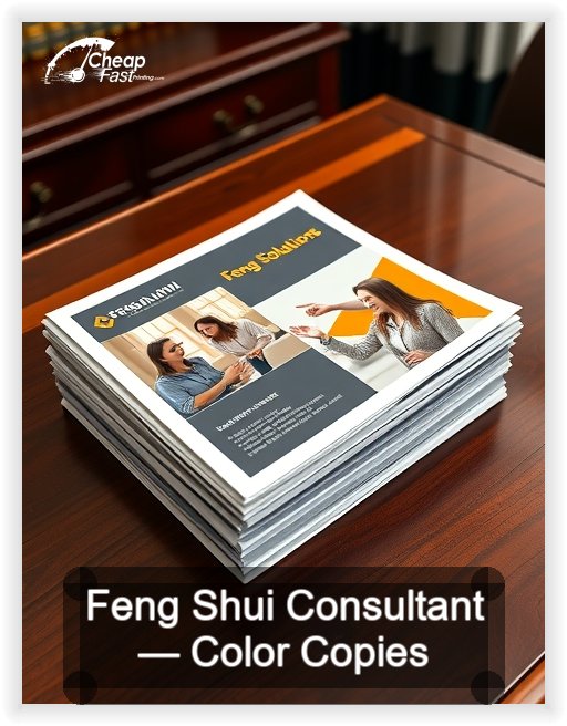 Feng Shui Consultant business card design sample