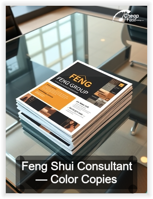 Feng Shui Consultant business card design sample