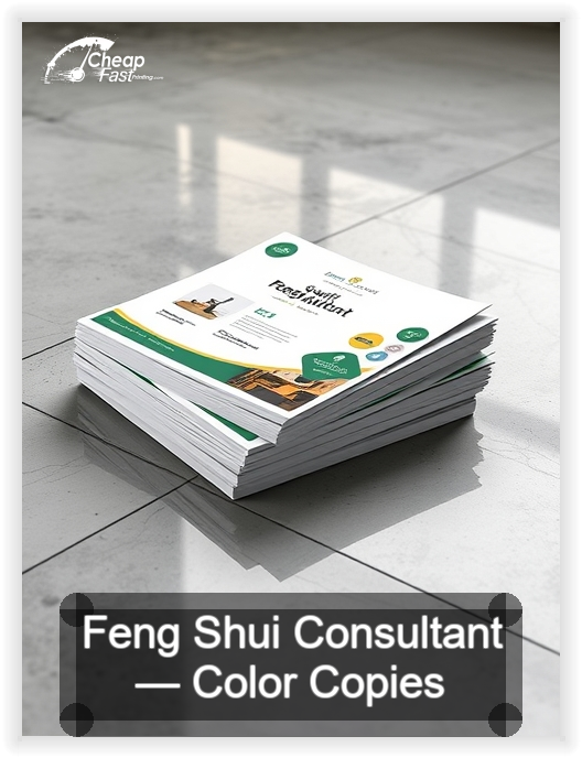 Feng Shui Consultant business card design sample